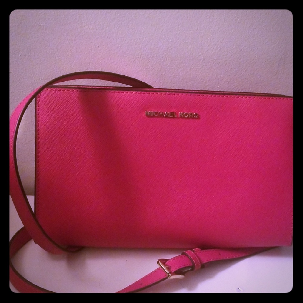 Michael Kors Hot Pink Crossbody